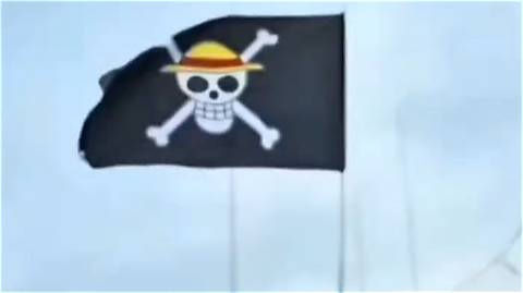 news image: one piece flag sparks a france-japan meme war on x